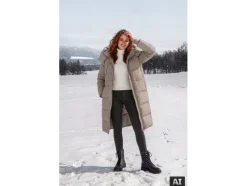 Abrigo acolchado para mujer