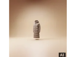 Abrigo acolchado para mujer