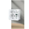 Adaptador de enchufe y usb