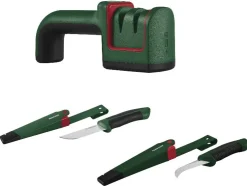Afilador de hachas y cuchillos / Cuchillo universal / Cuchillo de vendimia