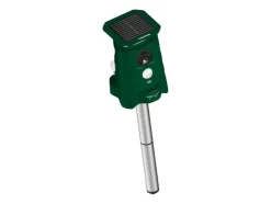 Ahuyentador solar de animales »PTUS360 1 B2«, alcance de detección de hasta 8 m.