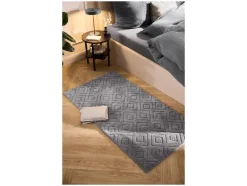 Alfombra de pelo largo, 80 x 150 cm.