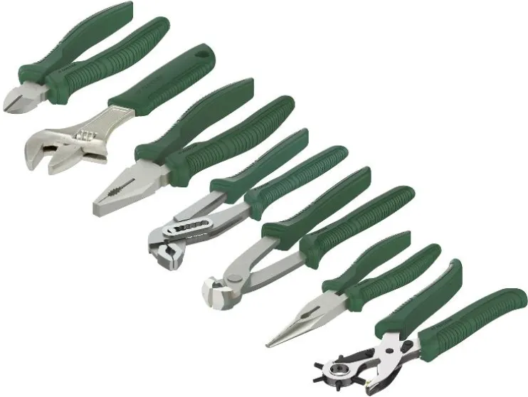 Alicates de corte lateral / Llave inglesa / Alicates