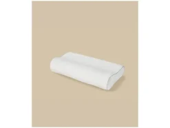 Almohada cervical de viscoelástica, 60 x 36 x 12/10 cm