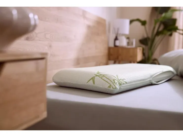 Almohada cervical, 34 x 74 cm.