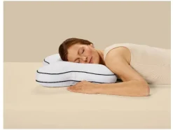 Almohada para los que duermen boca abajo, 53 x 44 x 12 cm.