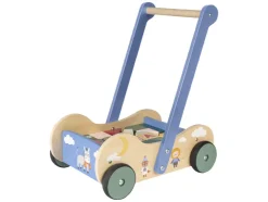 Andador / Cubo de actividades, de madera.