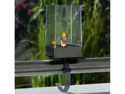 Antorcha solar LED con efecto de llama realista.