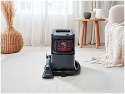Aparato limpiatapicerías y alfombras a batería 20 V.