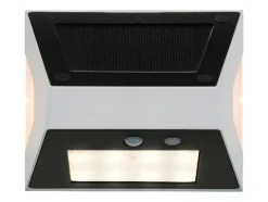 Aplique solar LED para pared con detector de movimiento.