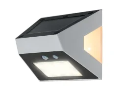 Aplique solar LED para pared con detector de movimiento.