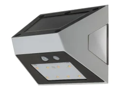Aplique solar LED para pared con detector de movimiento.