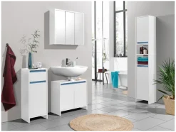 Armario lateral de baño »OSLO«, resistente a los arañazos y de fácil mantenimiento.