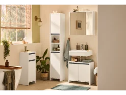 Armario lateral de baño »OSLO«, resistente a los arañazos y de fácil mantenimiento.