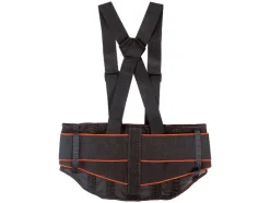 Arnés de soporte lumbar, ajustable individualmente.