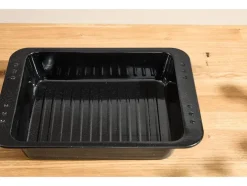 Asador esmaltado con tapa