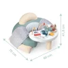 Asiento de juego 3 en 1 para bebé, con mesa de actividades.