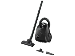 Aspiradora con bolsa 900W máx. Negra, BGDS2BAL manguera textil.