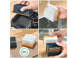 Aspiradora con bolsa 900W máx. Negra, BGDS2BAL manguera textil.