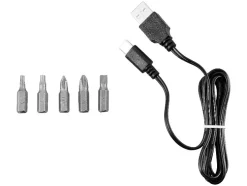 Atornillador recto recargable de 4 V PARS 4 A1, sin fuente de alimentación.