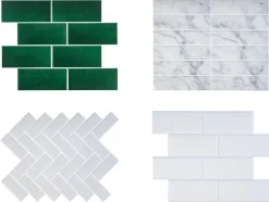 Azulejos de pared decorativos, 10 unidades, autoadhesivos.