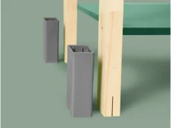 Banco de trabajo de madera, con accesorios