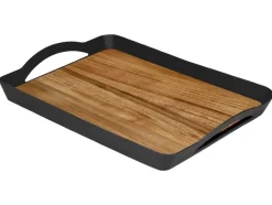 Bandeja de servicio de acacia