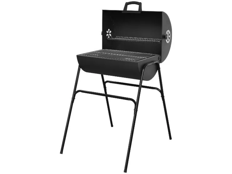 Barbacoa de carbón de barril