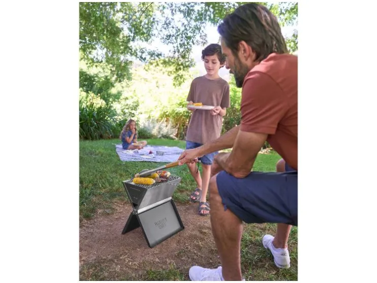 Barbacoa de carbón plegable