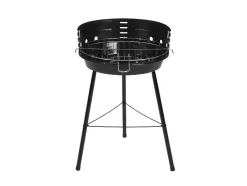 Barbacoa de carbón redonda