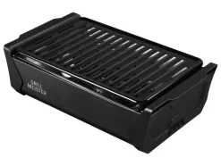Barbacoa de carbón vegetal con ventilación activa »KANSAS«, de funcionamiento inalámbrico