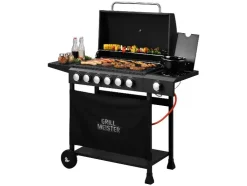 Barbacoa de gas con 6 + 1 quemadores lateral
