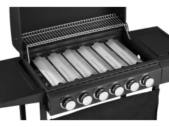 Barbacoa de gas con 6 + 1 quemadores lateral