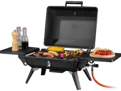 Barbacoa de gas de 1 quemador, compacta