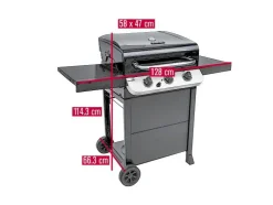 Barbacoa de gas de 3 quemadores »310B«