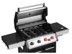 Barbacoa de gas 4+1 quemadores cerámicos