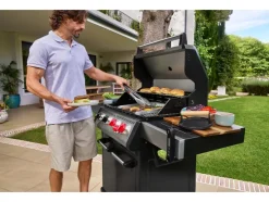 Barbacoa de gas 4+1 quemadores cerámicos