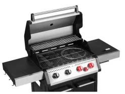 Barbacoa de gas 4+1 quemadores cerámicos
