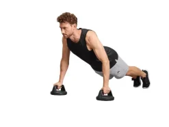 Barra de dominadas / Entrenador en suspensión / Mangos para flexiones giratorios