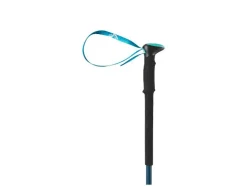 Bastones de trekking de aluminio, ajustables en altura de forma continua.