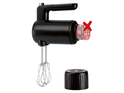 Batidor manual de varillas con batería de 12V SHMA 12 A1, con 2 varillas mezcladoras.