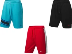 Bermudas de felpa para hombre, con tecnología HeiQ Mint.