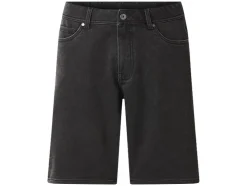 Bermudas de felpa vaquera para hombre