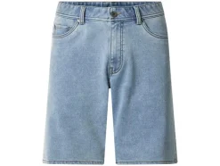 Bermudas de felpa vaquera para hombre