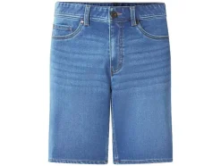 Bermudas vaqueras de felpa para hombre