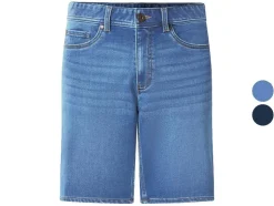 Bermudas vaqueras de felpa para hombre