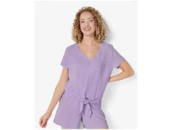 Blusa de mujer con estructura crinkle