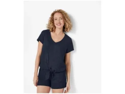 Blusa de mujer con estructura crinkle