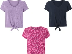 Blusa de mujer con estructura crinkle