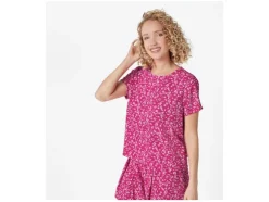 Blusa de mujer con estructura crinkle